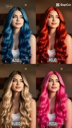 mudança de cabelo IA