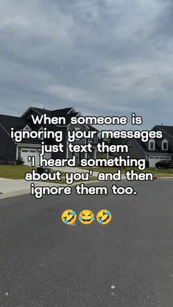 when someone is igno