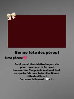 Bonne fête des pères