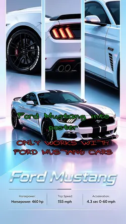 Ford Mustang poster