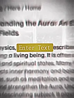 Enter text 