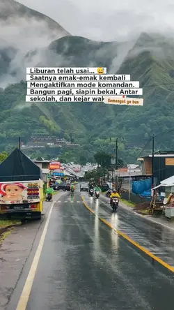 Liburan telah usai