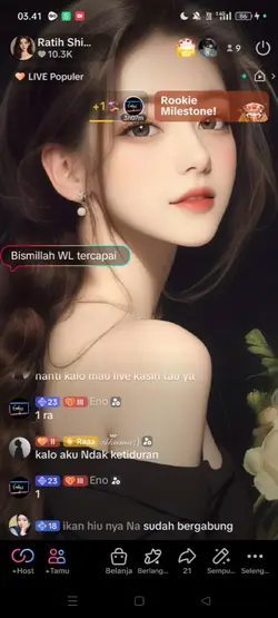 Template gift tiktok