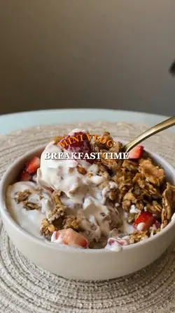 mini Vlog breakfast