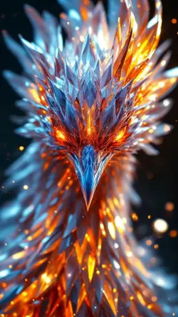 The crystal Phoenix