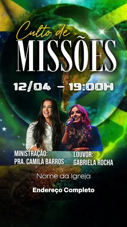 CULTO DE MISSÕES!