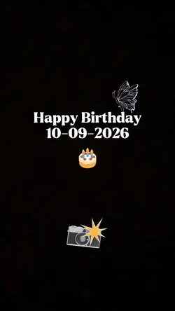 HBD 10 SEPTEMBER2026
