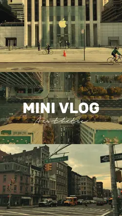 Mini vlog aesthetic