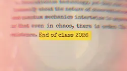 END OF CLASS 2026