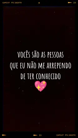 vocês são as pessoas