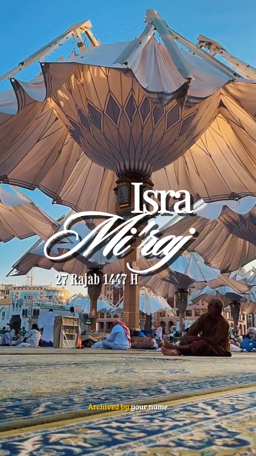Isra Mi 'raj 1447H
