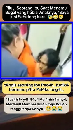 tangisan seorang ibu