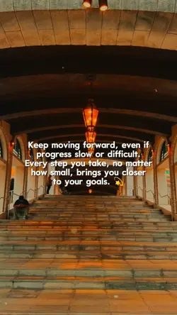 Keep moving forward