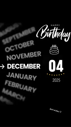 hbd 04 December 2025