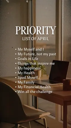 Priority in April