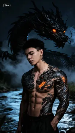 Hình xăm nên rồng AI