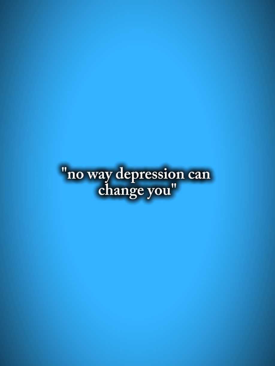 Depressionen können sich ändern