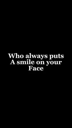 Smile on ur face