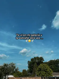 Te extrañé 🕊️😔