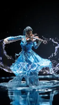 Violin&water effect