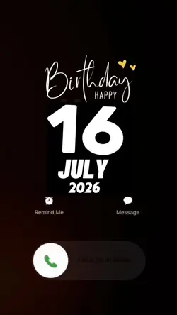 Hbd 16 July 2026