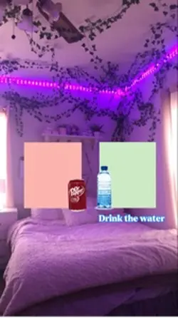 Drink the water