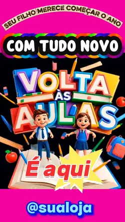 volta as aulas loja