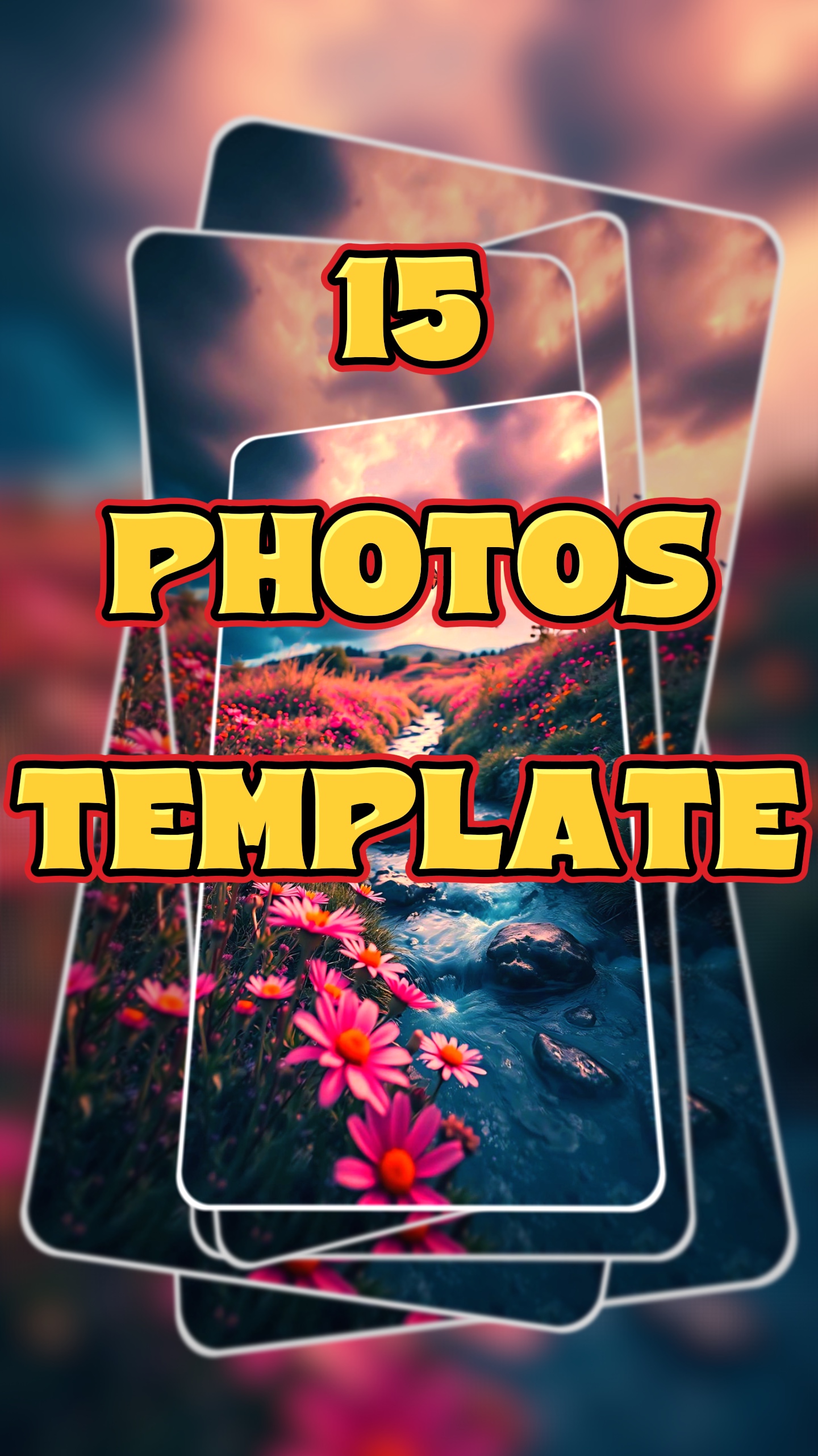 Plantilla de 15 fotos 
