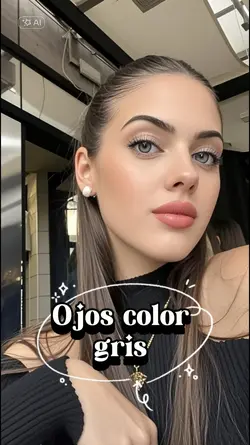 ojos color gris