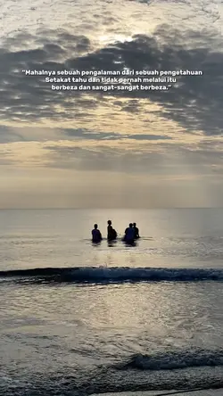 Pengalaman itu mahal