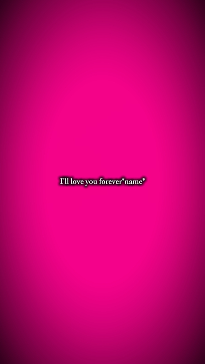 I love you forever