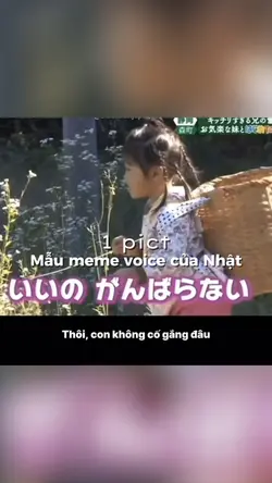 Mẫu meme voice Nhật