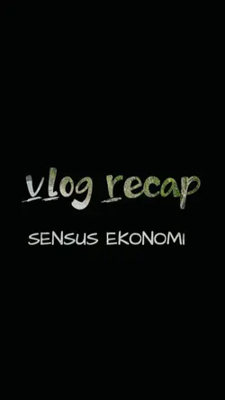 RECAP SENSUS EKONOMI