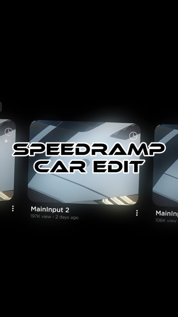 speed ramp car
