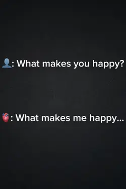What makes you happy