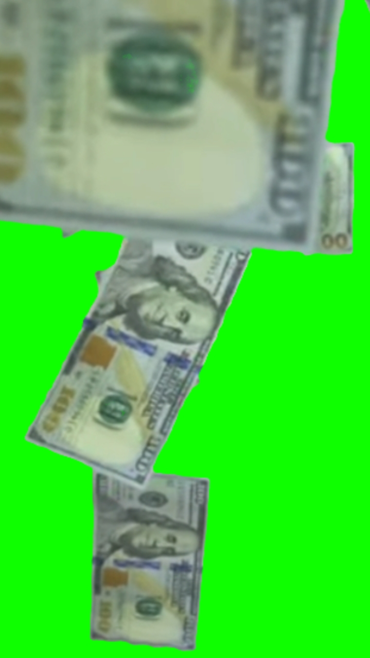 Dinero cayendo 