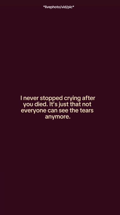 Hindi ako tumigil sa cryi