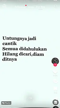 untungnya jadi cntik