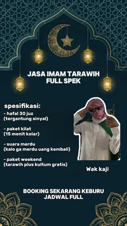 JASA IMAM TARAWIH 