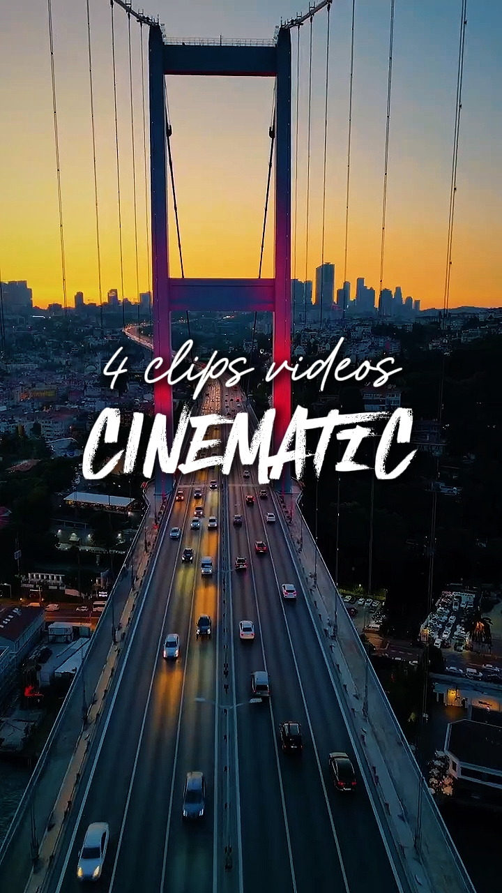 4 clips de videos 