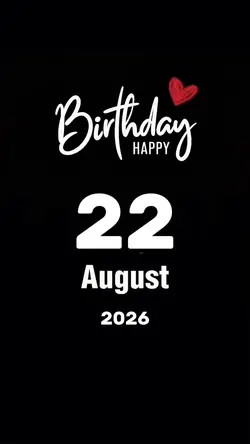 Hbd 22 August 2026