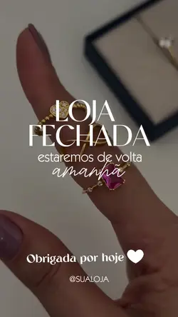 Loja fechada