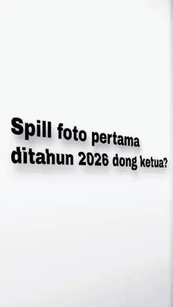 Foto pertama 2026