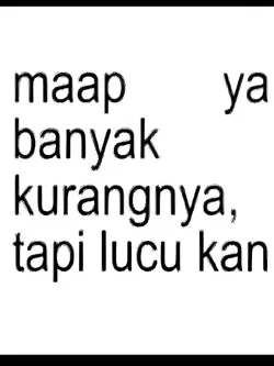 maap ya banyak