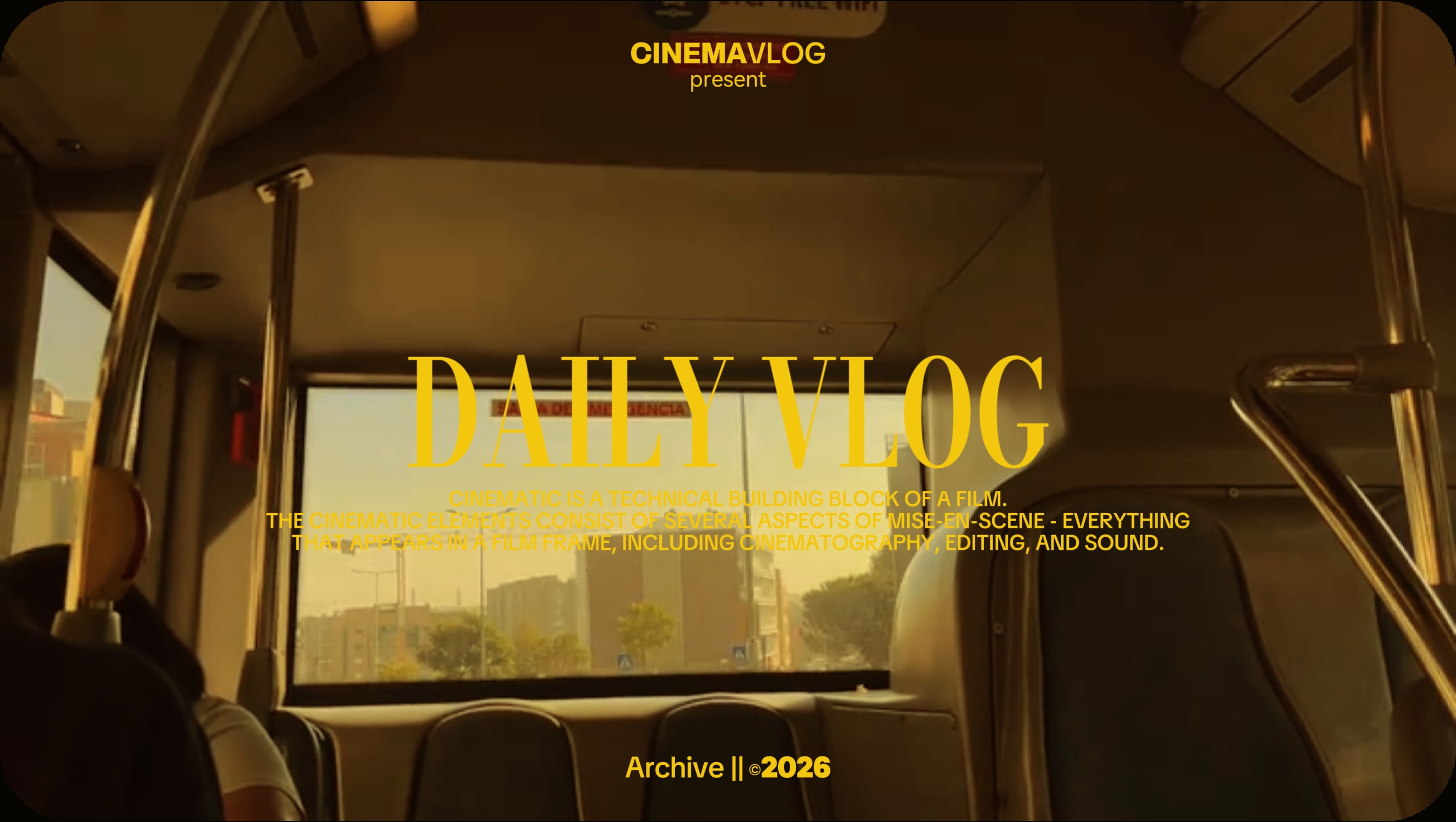 Vlog diario cinematográfico