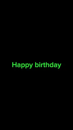 happy birthday