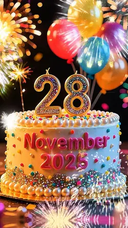 Birthday 28 nov 2025