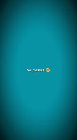 No glasses 