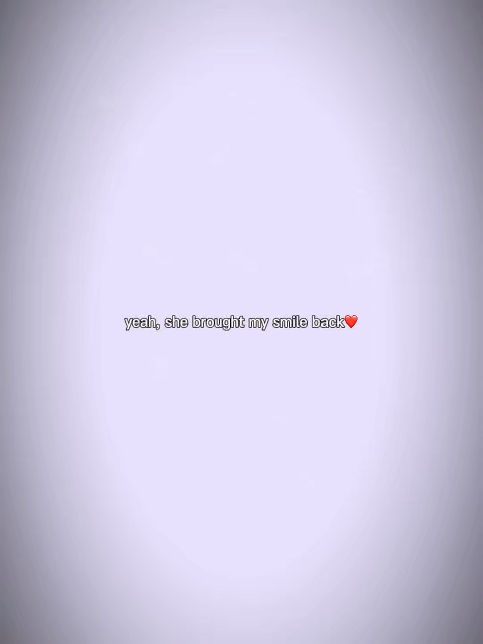 brought smile back 