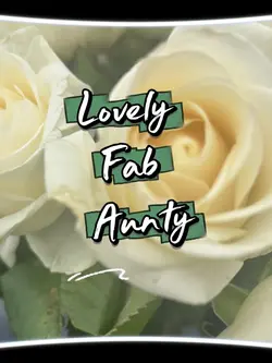 Happy birthday aunty